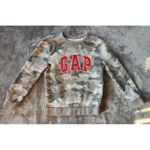 Gap Kids boys small Camo long sleeve sweater